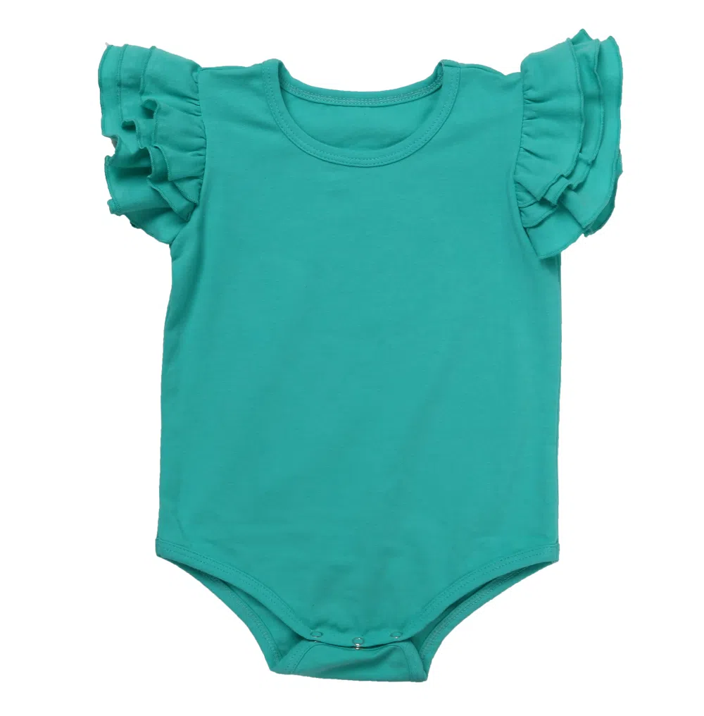 Newborn Ruffle Sleeve Bodysuits From Bangladesh Garments Exporter
