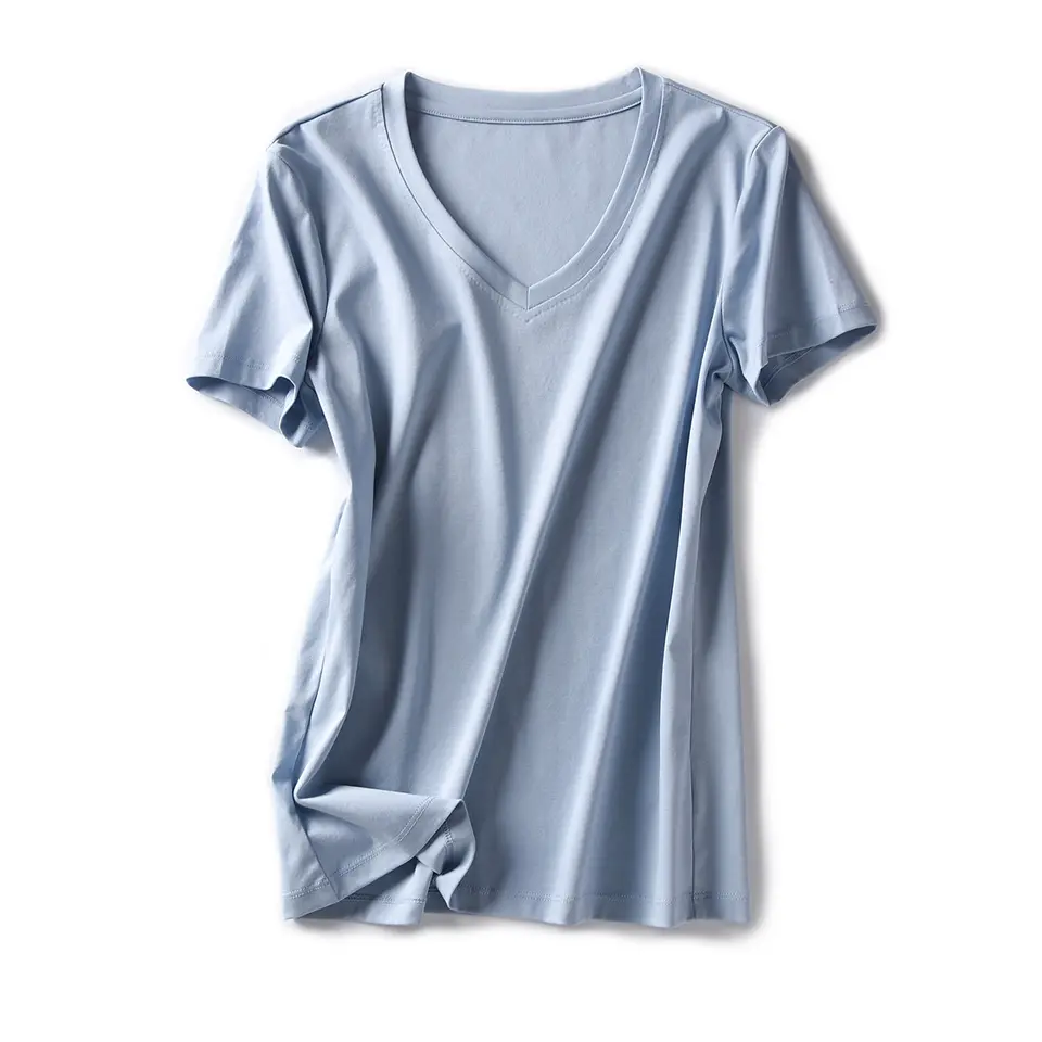 Plain V Neck T Shirt Manufacturer Bangladesh