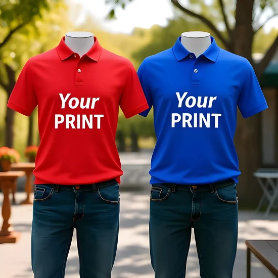 Custom Logo Polo Shirts for Corporate And Events